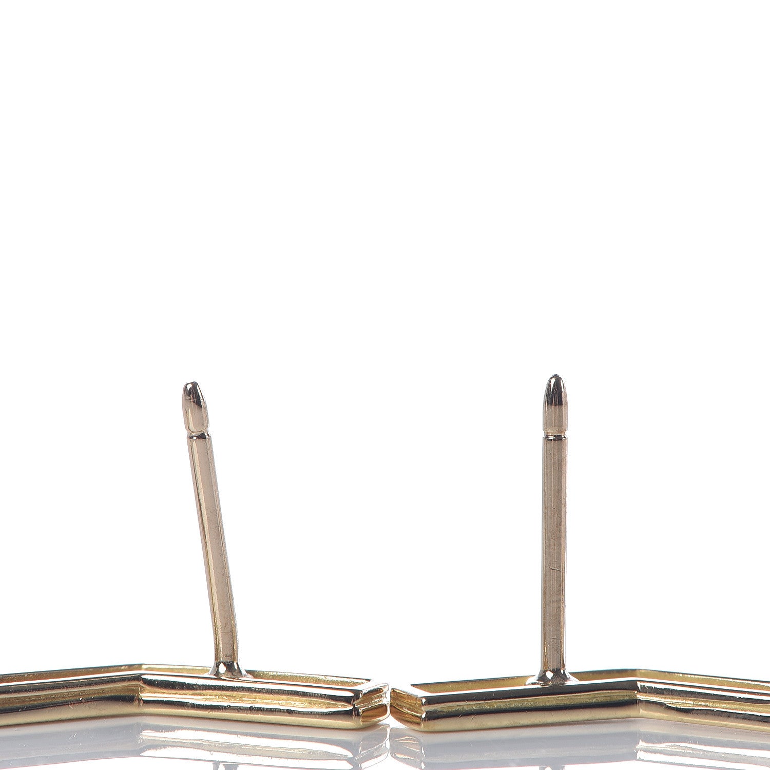 Tiffany 18K Yellow Gold Paloma Picasso Zig Zag Earrings 4 of 6