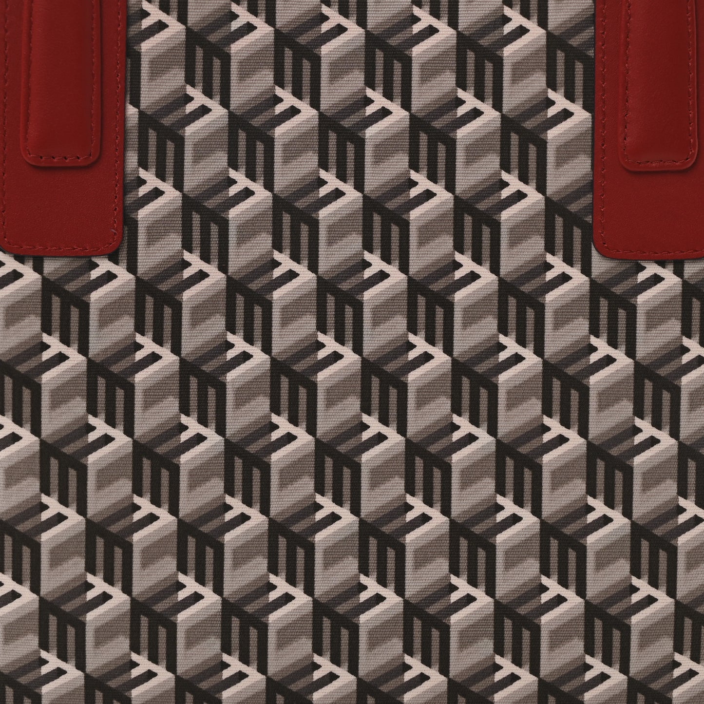 Visetos Medium Liz Reversible Shopper Tote Candy Red