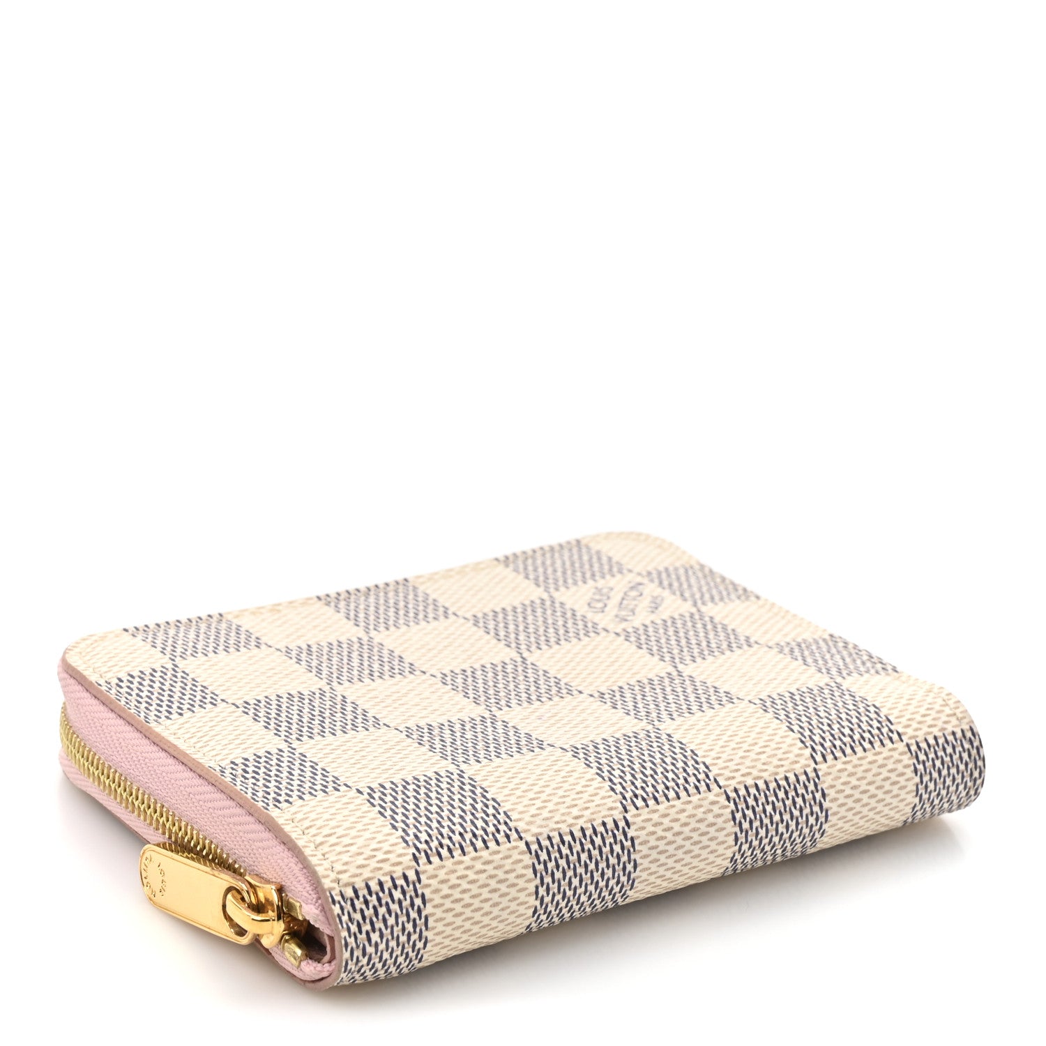 Louis Vuitton Damier Azur Zippy Coin Purse Rose Ballerine 4 of 6