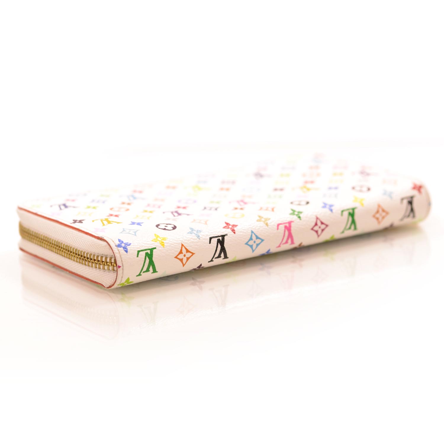 Louis Vuitton Monogram Multicolor Zippy Wallet White 4 of 7