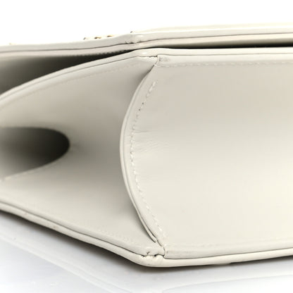 Christian Dior Lambskin Studded Medium Diorama Flap Bag Latte 9 of 10