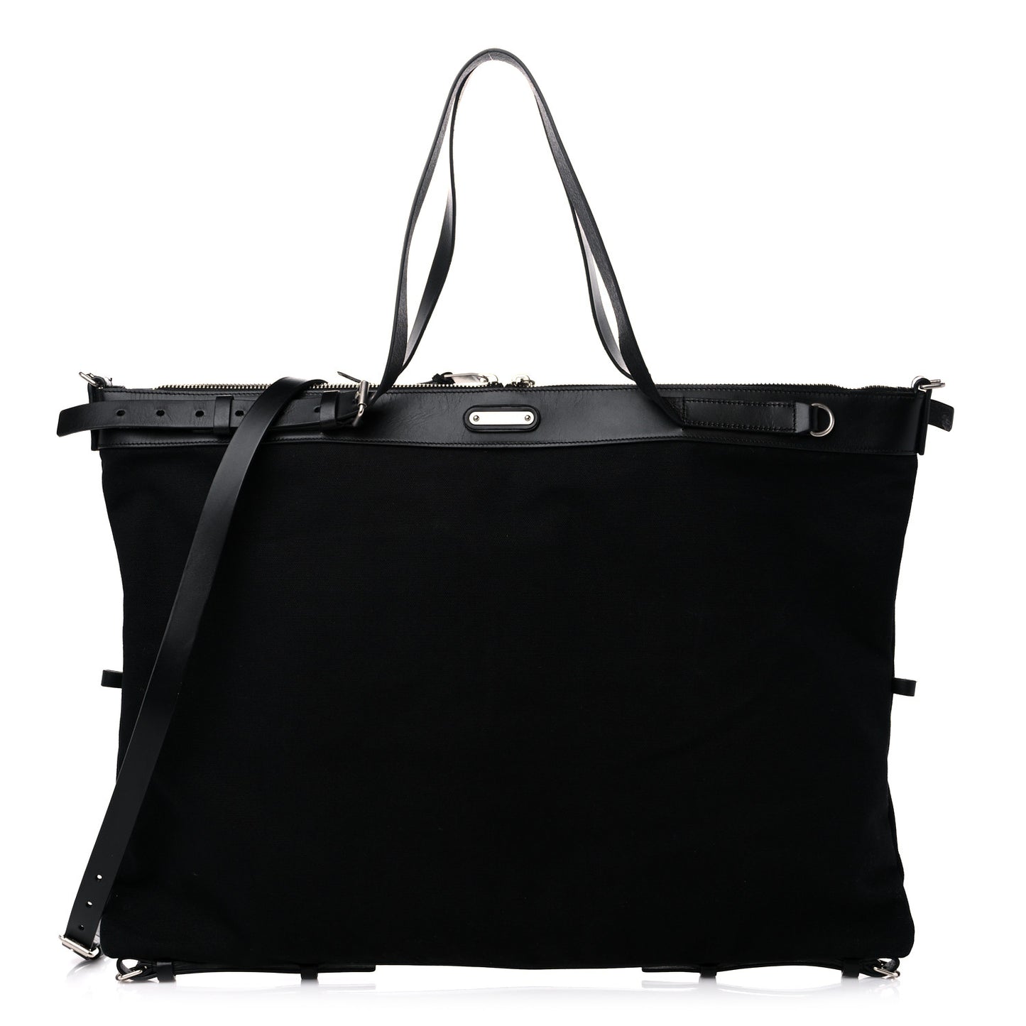 Canvas ID Shopping Bag Black
