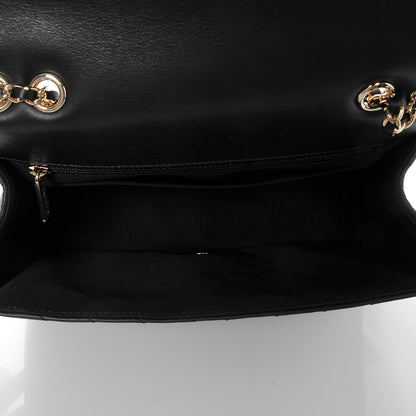 Chanel Calfskin Chevron Quilted Small Statement Flap Black 5 of 8