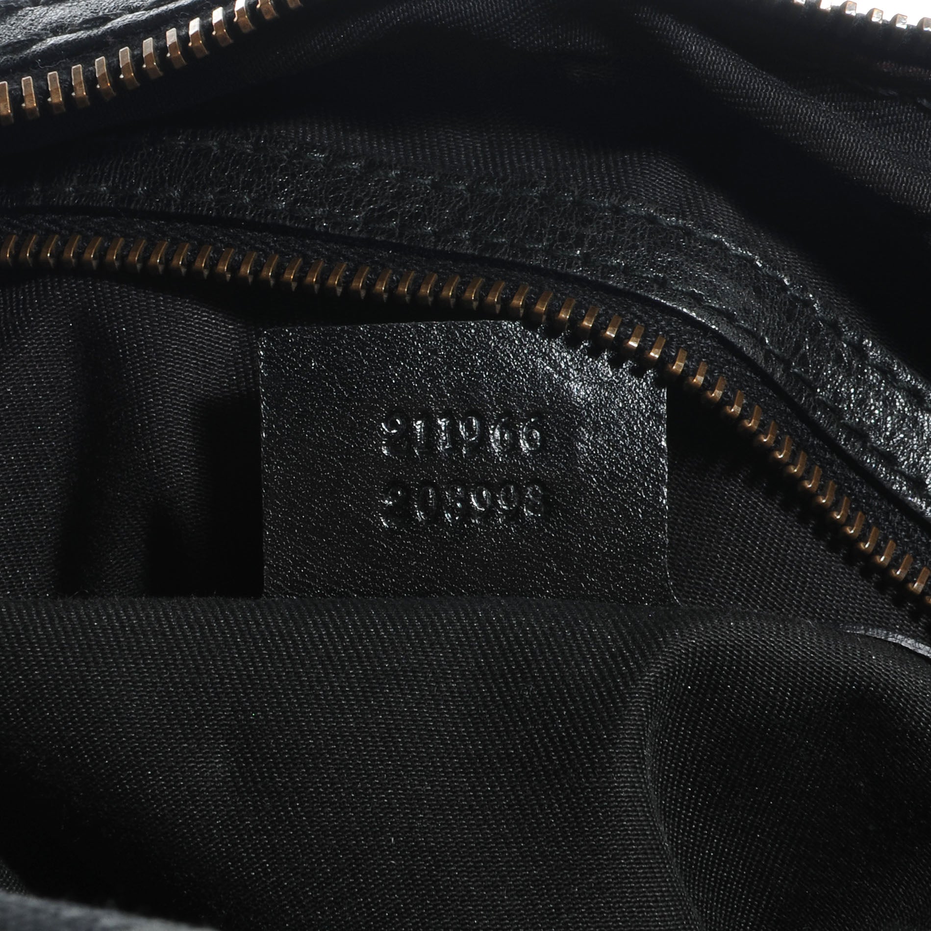Gucci Monogram GG Medium Jockey Hobo Black 7 of 7