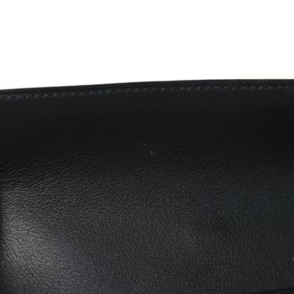 Hermes Swift Kelly Cut Clutch Pochette Black 10 of 11