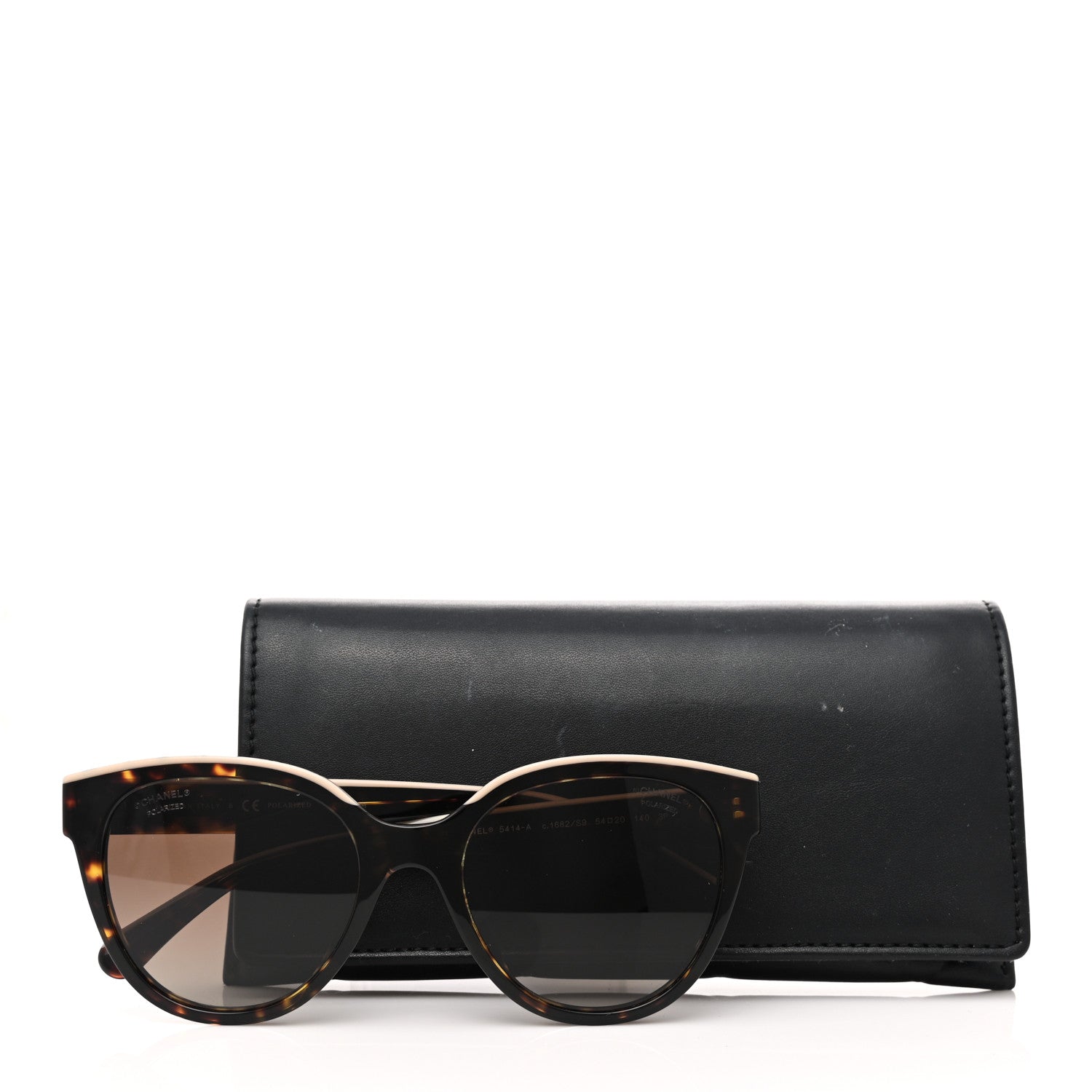 Chanel Acetate Polarized CC Butterfly Sunglasses 5414 Tortoise 8 of 8