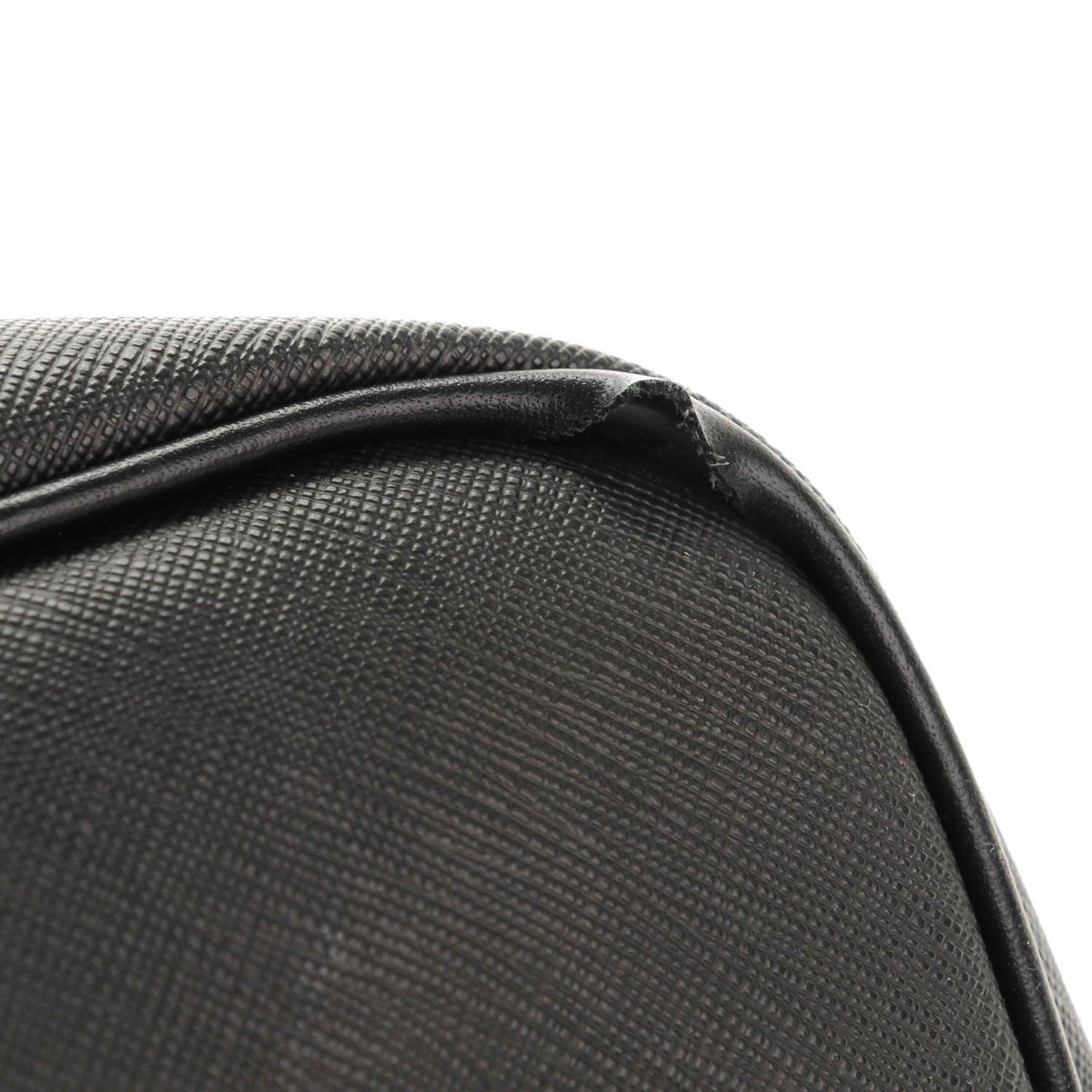 Textured Coated Canvas Bambi Print Large Antigona Tote Black