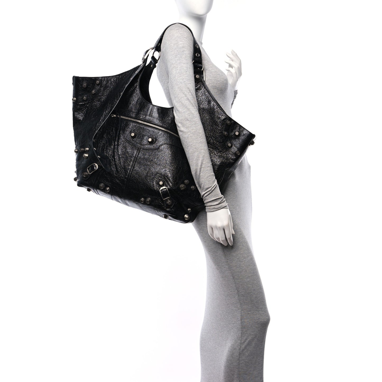 Agneau Arena Large Le Cagole Carry All Bag Black