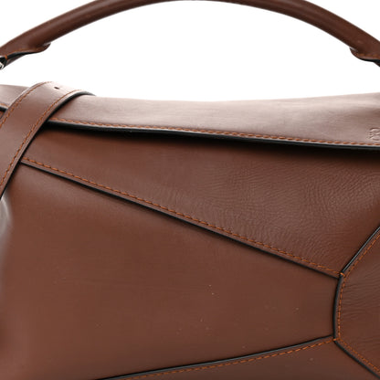Loewe Calfskin Large Puzzle Edge Bag Brown 8 of 19