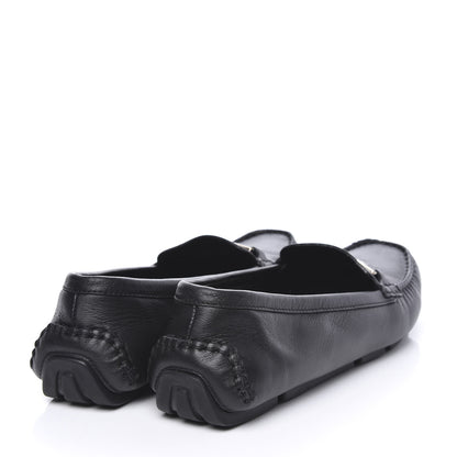 Gucci Calfskin Womens Driver Loafers 38 Black 4 of 10