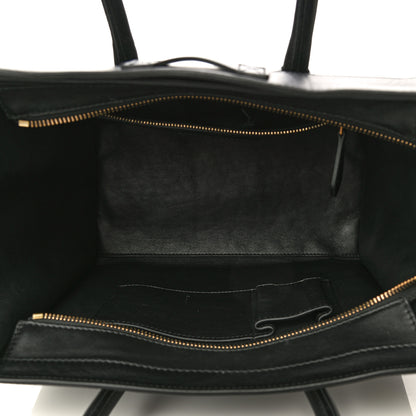Celine Smooth Calfskin Mini Luggage Black 5 of 30