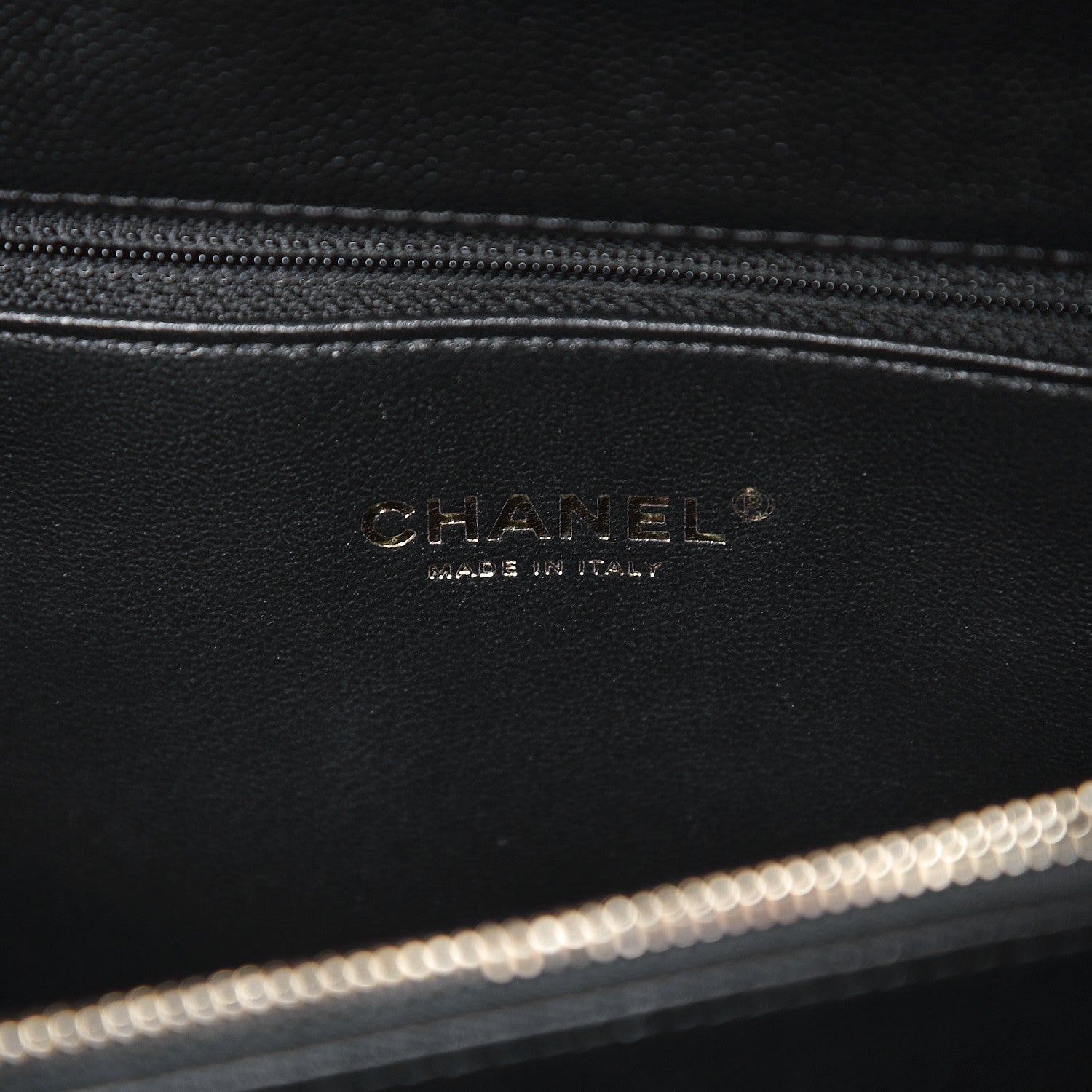 Chanel Caviar Lizard Quilted Medium Coco Handle Flap Black 7 of 9