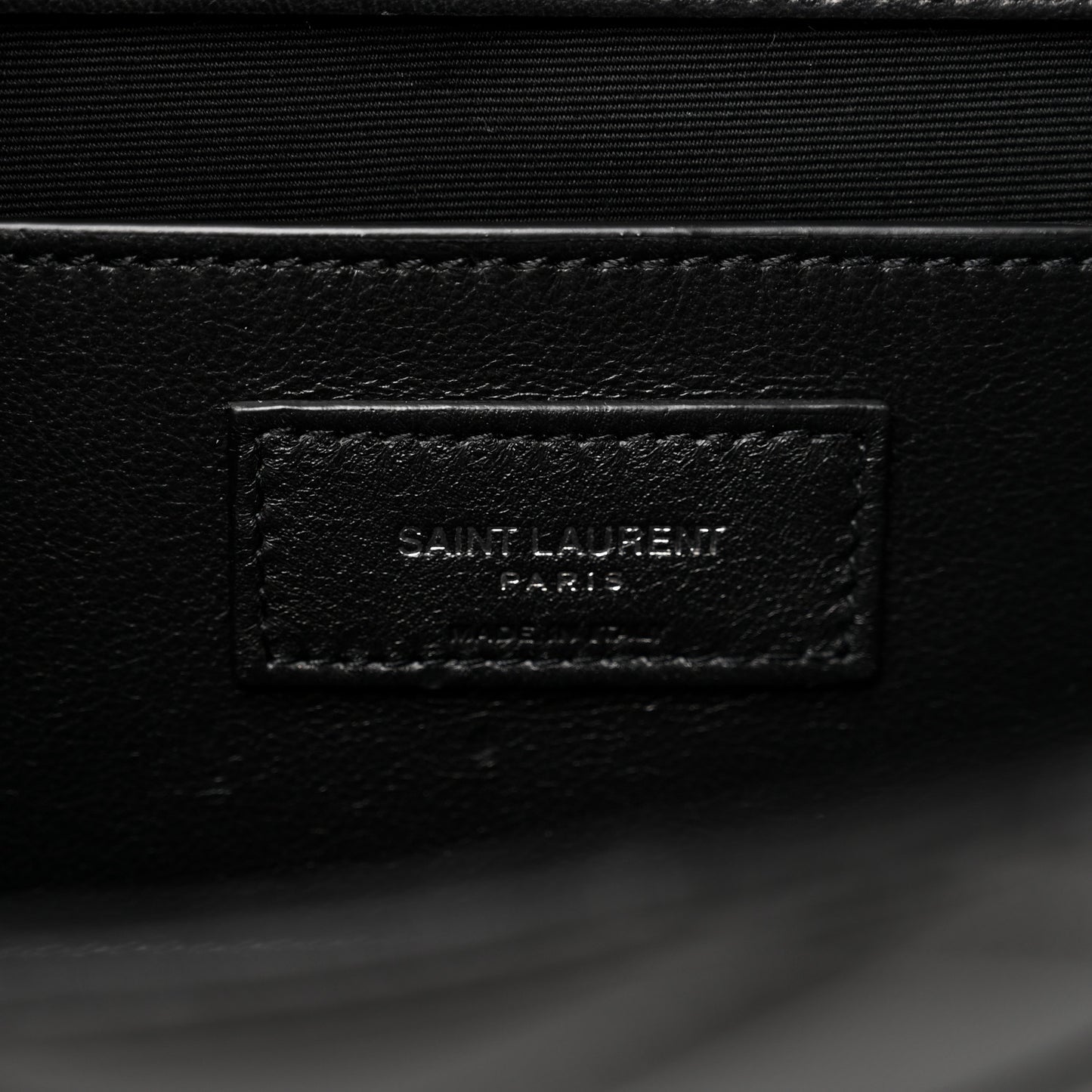 Lambskin Quilted Kate Clutch Black