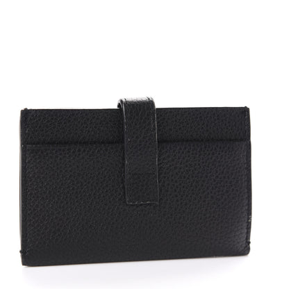 Saint Laurent Grained Calfskin Sac De Jour Souple Card Case Black 3 of 7