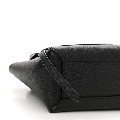 Celine Grained Calfskin Nano Belt Bag Black 9 of 14