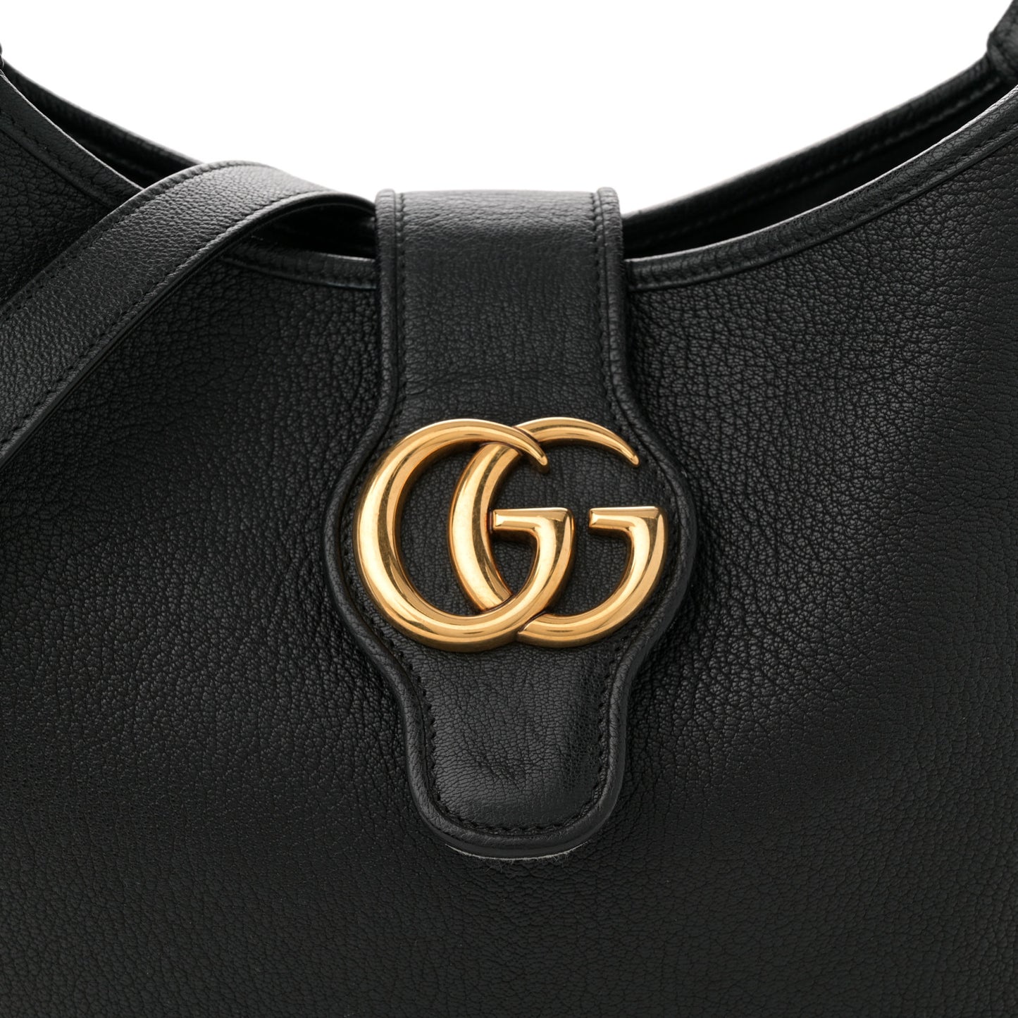 Goatskin Medium Aphrodite Shoulder Bag Black