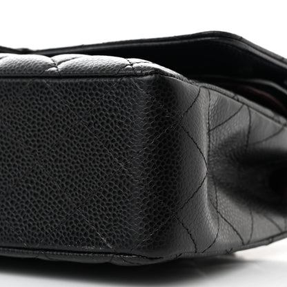 Chanel Caviar Quilted Medium Double Flap Black 10 of 10