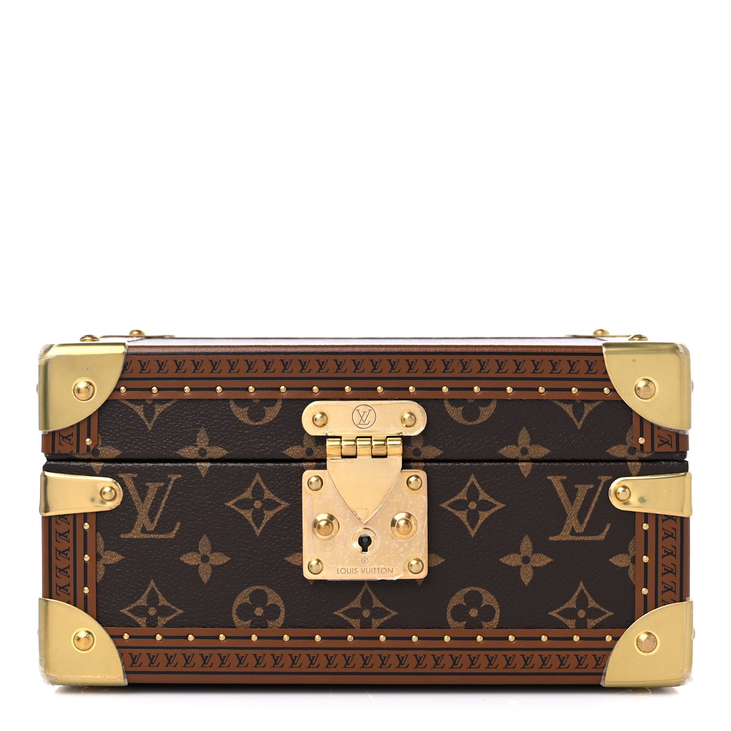 Louis Vuitton Monogram Coffret Tresor 24 Lagoon Blue 1 of 9