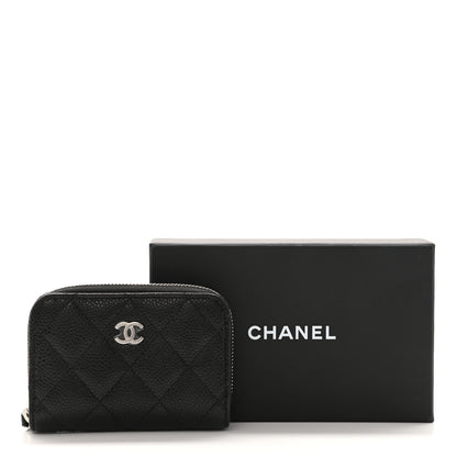Chanel Caviar Quilted Classic Zipped Coin Purse Black 6 of 6