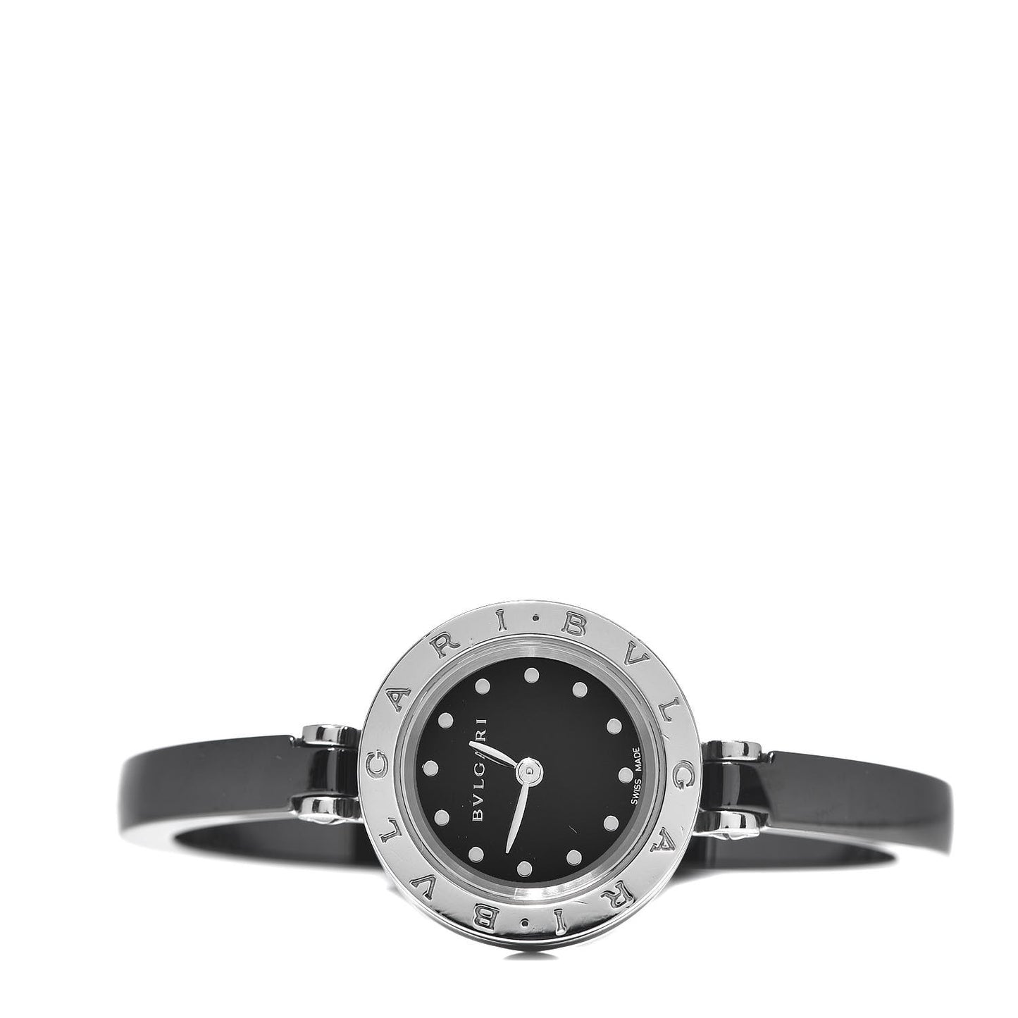 Stainless Steel Ceramic 23mm B.zero1 Quartz Watch Black