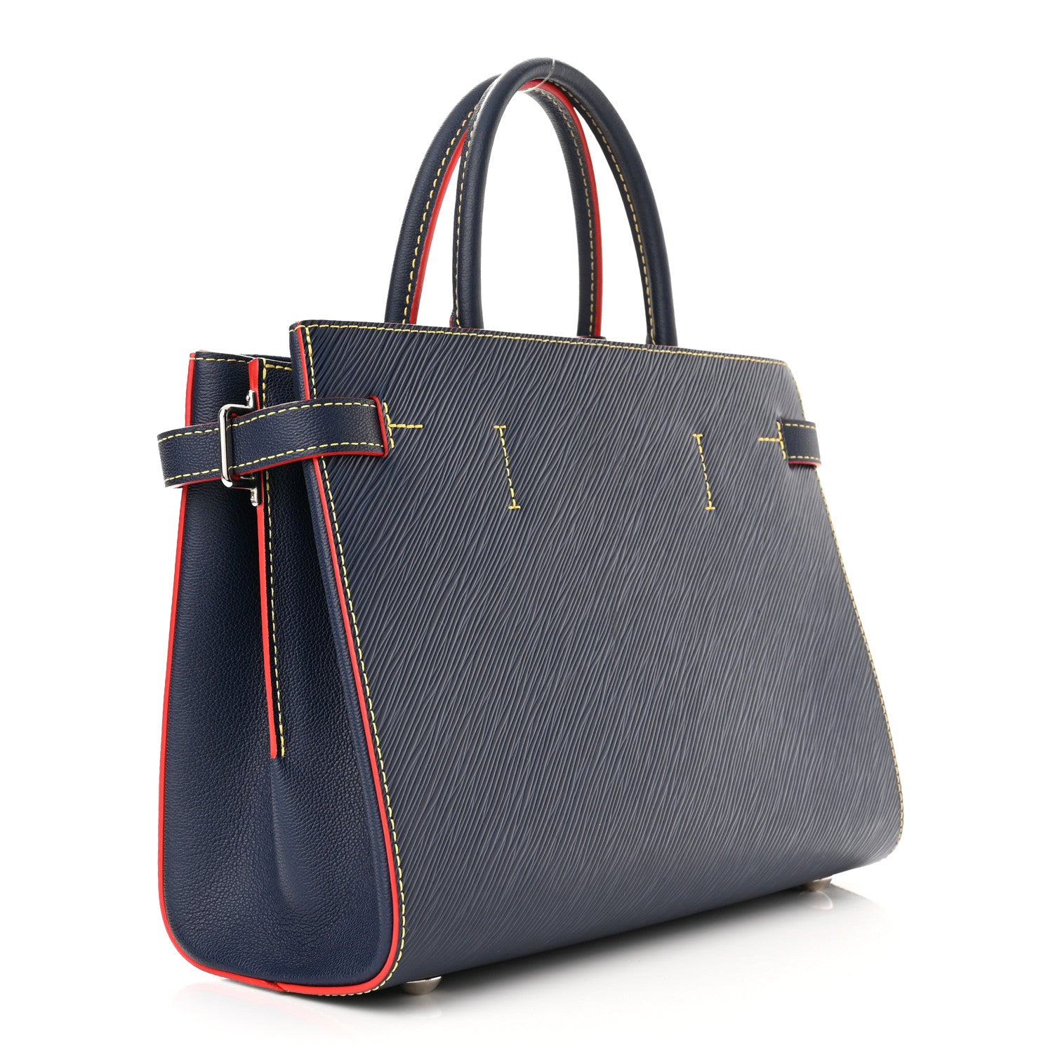 Louis Vuitton Epi Twist Tote Indigo 3 of 11