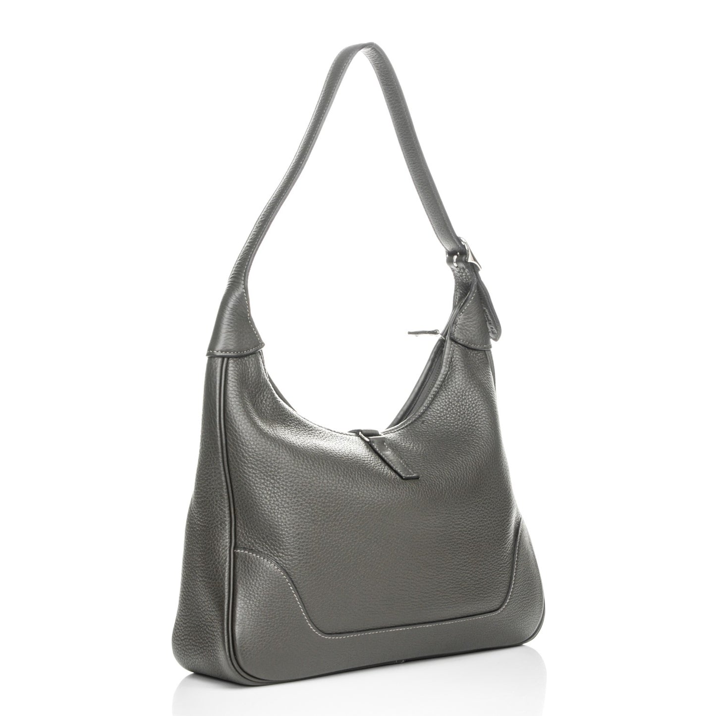 Taurillon Clemence Trim II 35 Shoulder Bag Graphite