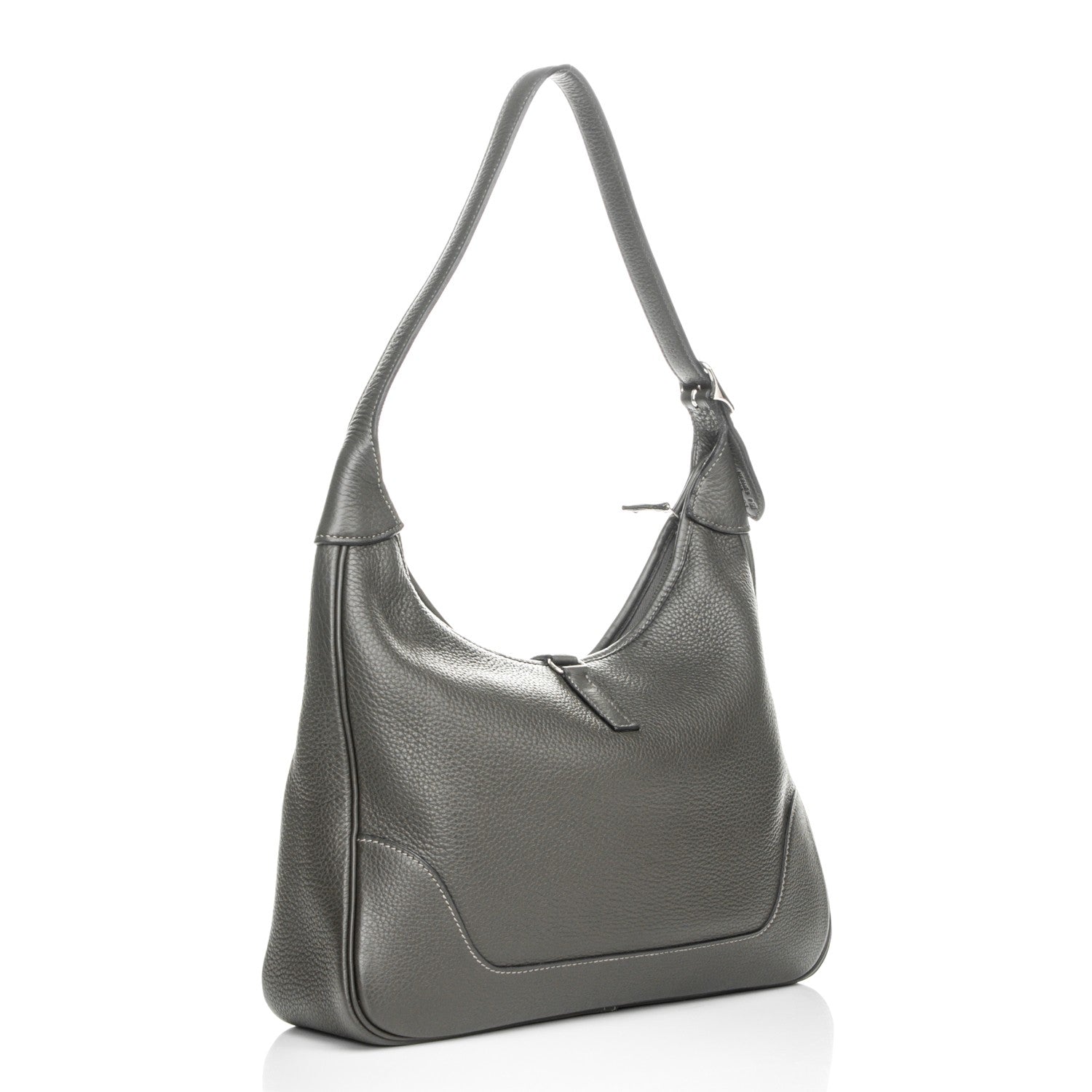 Hermes Taurillon Clemence Trim II 35 Shoulder Bag Graphite 3 of 6