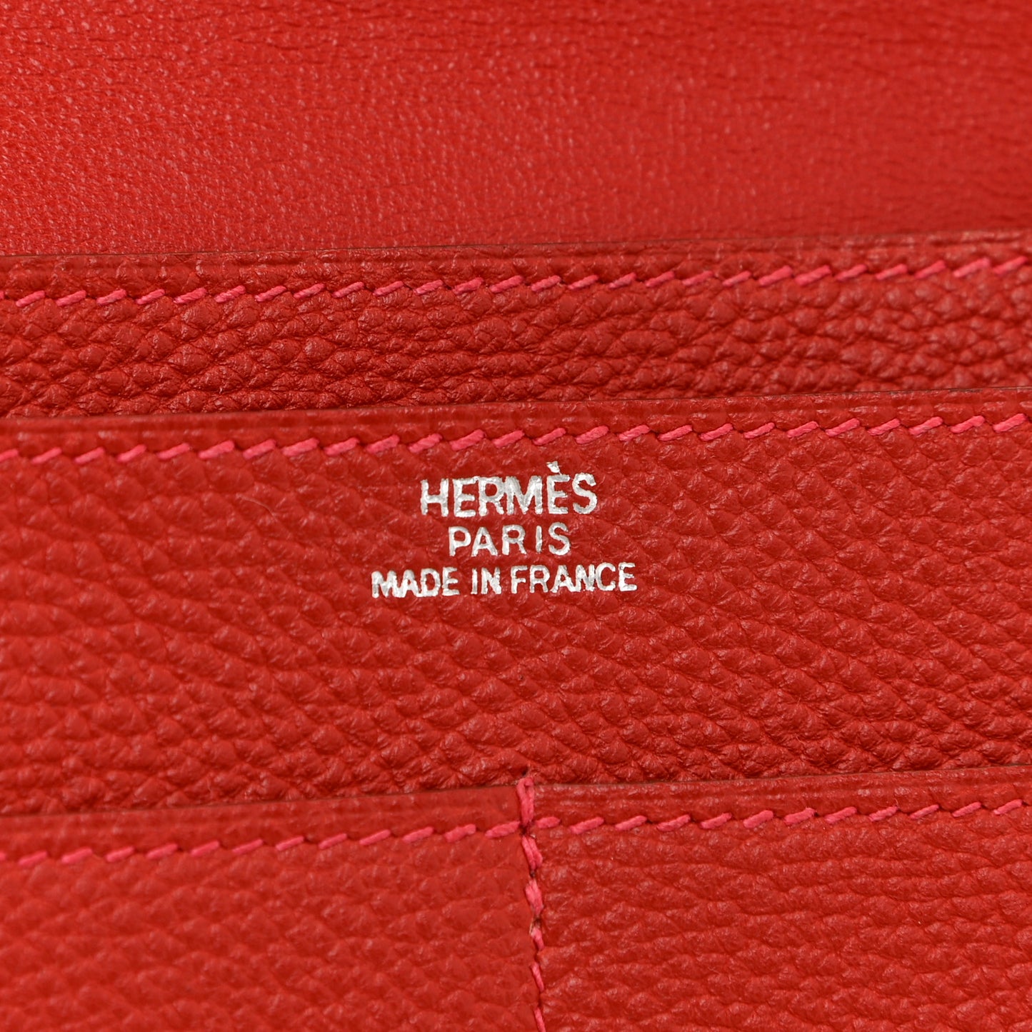 Togo Dogon Duo Wallet Rouge Casaque