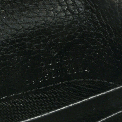 Gucci Dollar Calfskin Medium GG Marmont Wallet Black 6 of 6