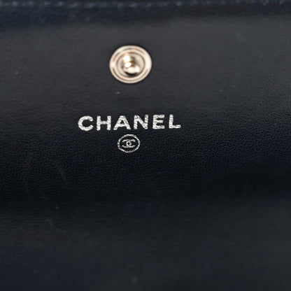 Chanel Lambskin Quilted Boy Large Gusset Flap Wallet Navy 7 of 12