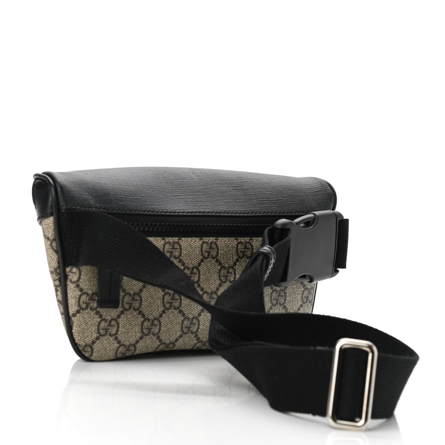 GG Supreme Monogram Belt Bag Black