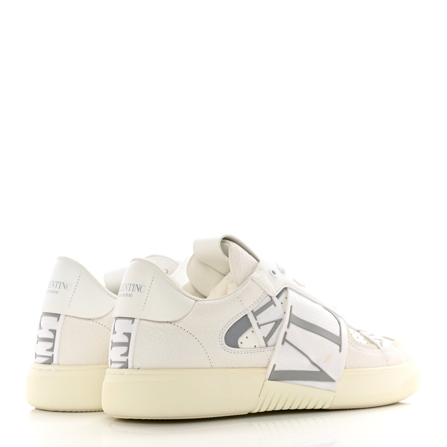Valentino Garavani Calfskin Womens VL7N Sneakers 37.5 White Ice 4 of 11
