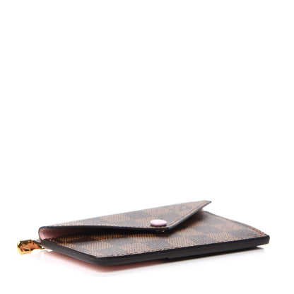 Louis Vuitton Damier Ebene Recto Verso Card Holder Rose Ballerine 4 of 7