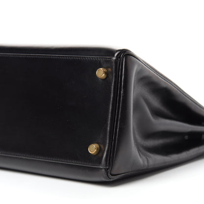 Hermes Box Kelly Retourne 32 Black 7 of 11