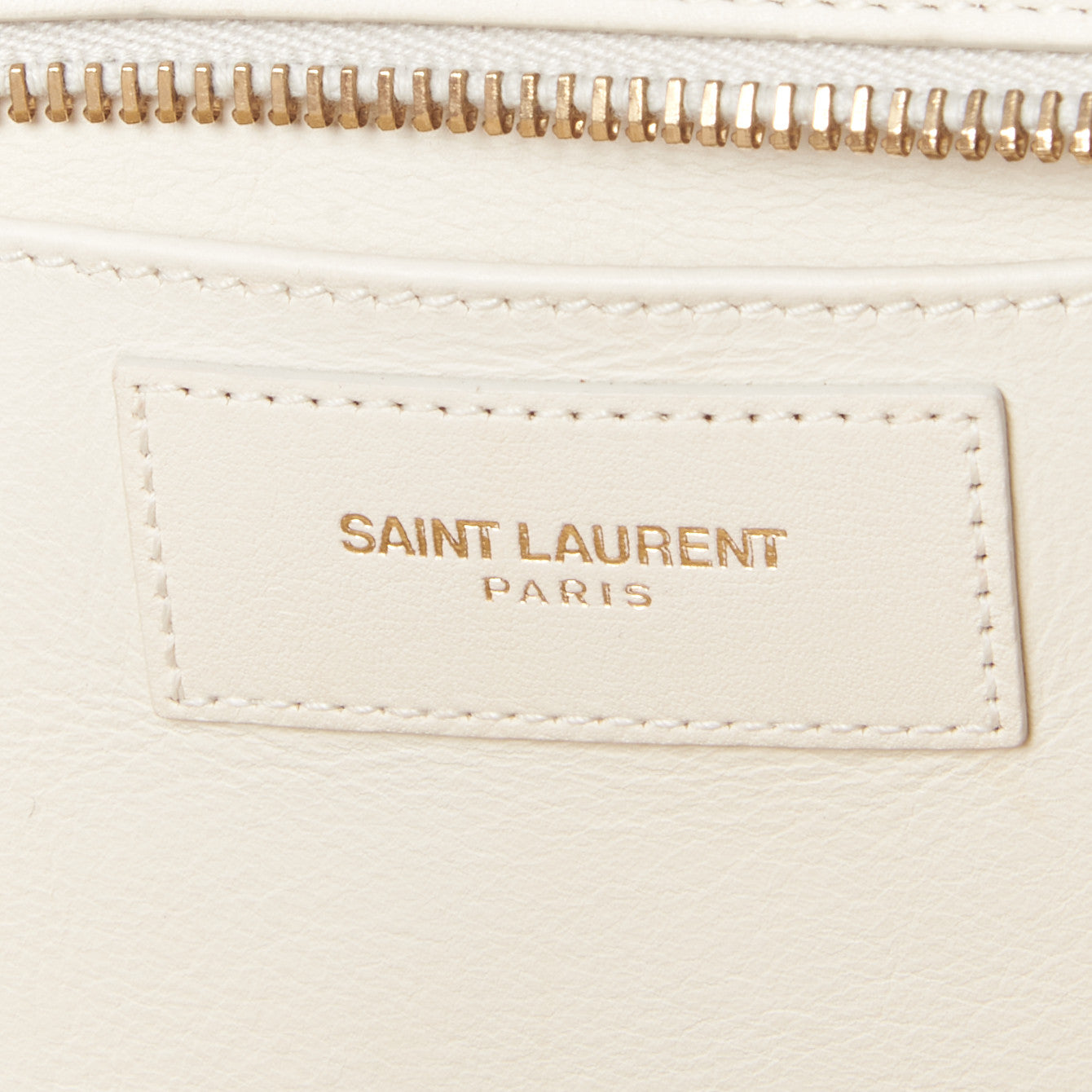 Calfskin Small Classic Y Cabas White