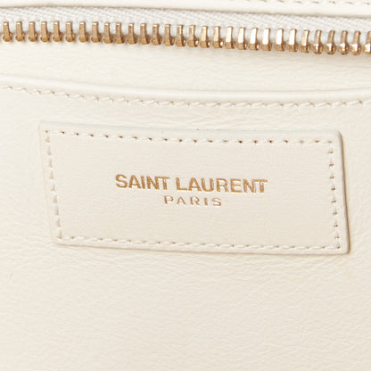 Saint Laurent Calfskin Small Classic Y Cabas White 12 of 16