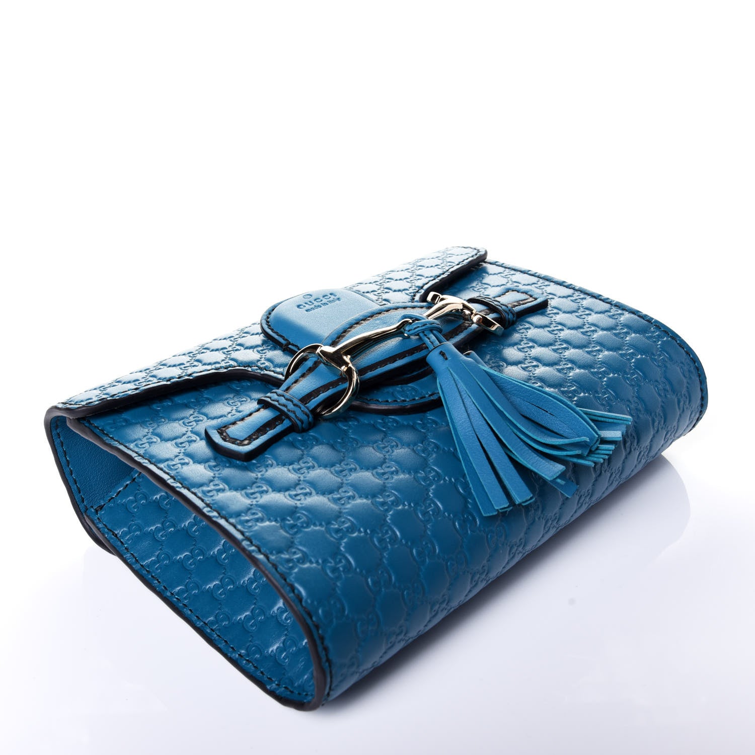 Gucci Microguccissima Mini Emily Shoulder Bag Deep Cobalt 4 of 10