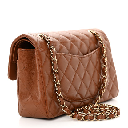 Chanel Caviar Quilted Small Double Flap Light Brown 3 of 12
