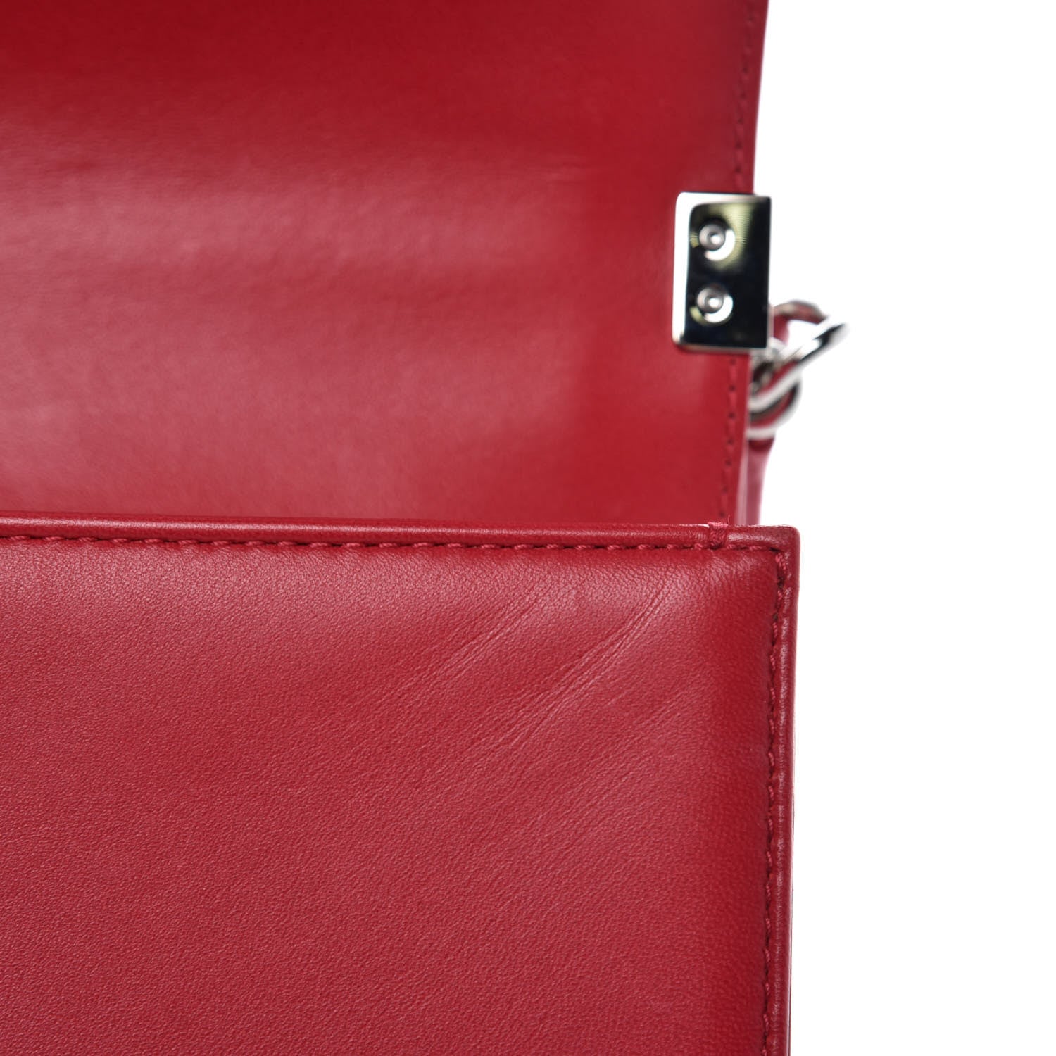 Chanel Lambskin Perforated New Medium Boy Flap Red 12 of 14