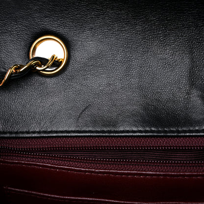 Chanel Lambskin Quilted Small Single Flap Black 13 of 15