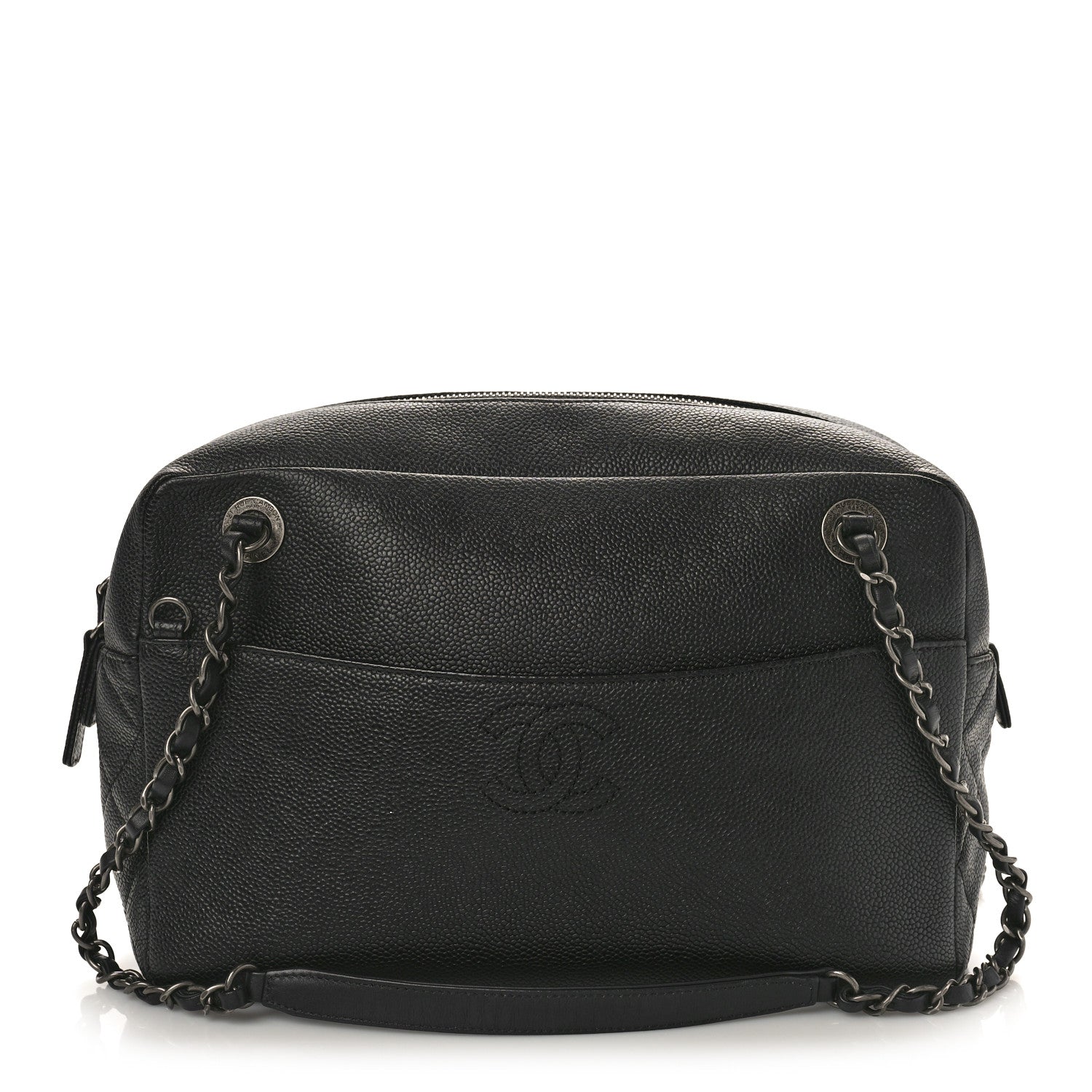 Chanel Caviar Quilted Large Coco Camera Case Black 1 of 10
