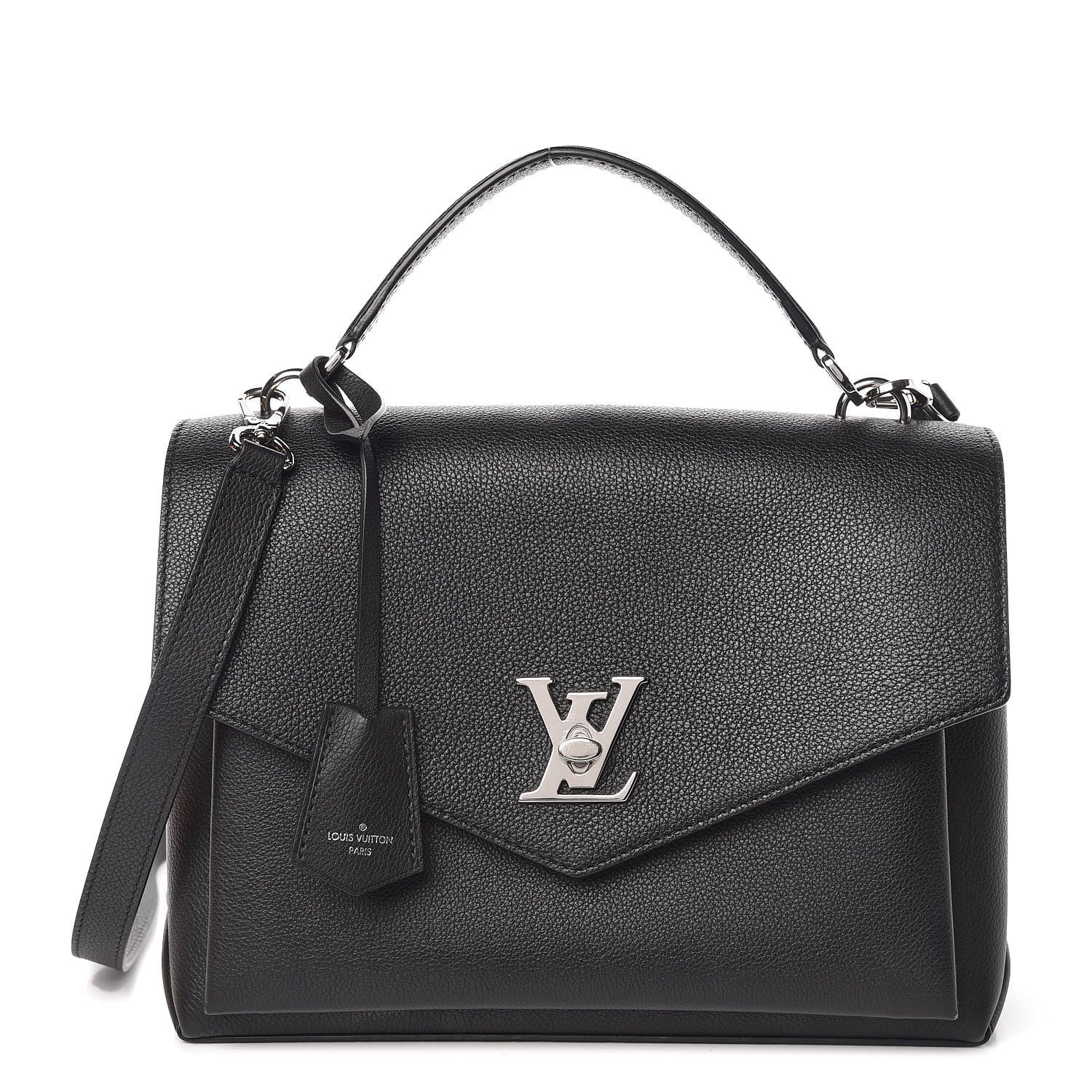 Louis Vuitton Soft Calfskin My Lockme Top Handle Black 1 of 10