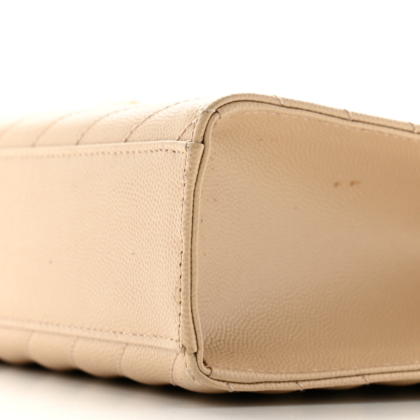 Grain De Poudre Matelasse Chevron Large Monogram Satchel Nude Powder