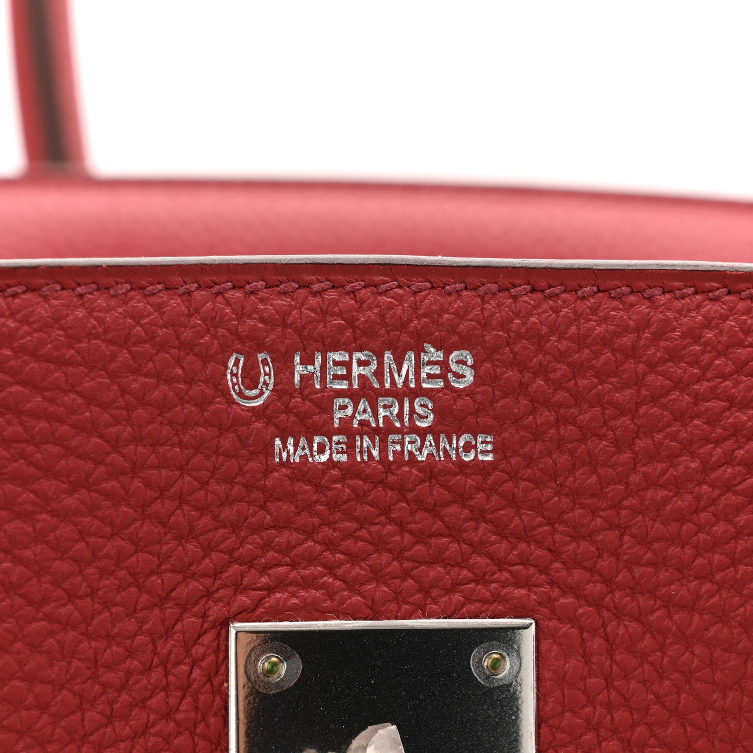 Hermes Togo Horseshoe Birkin 35 Rouge Garance Anemone 6 of 11