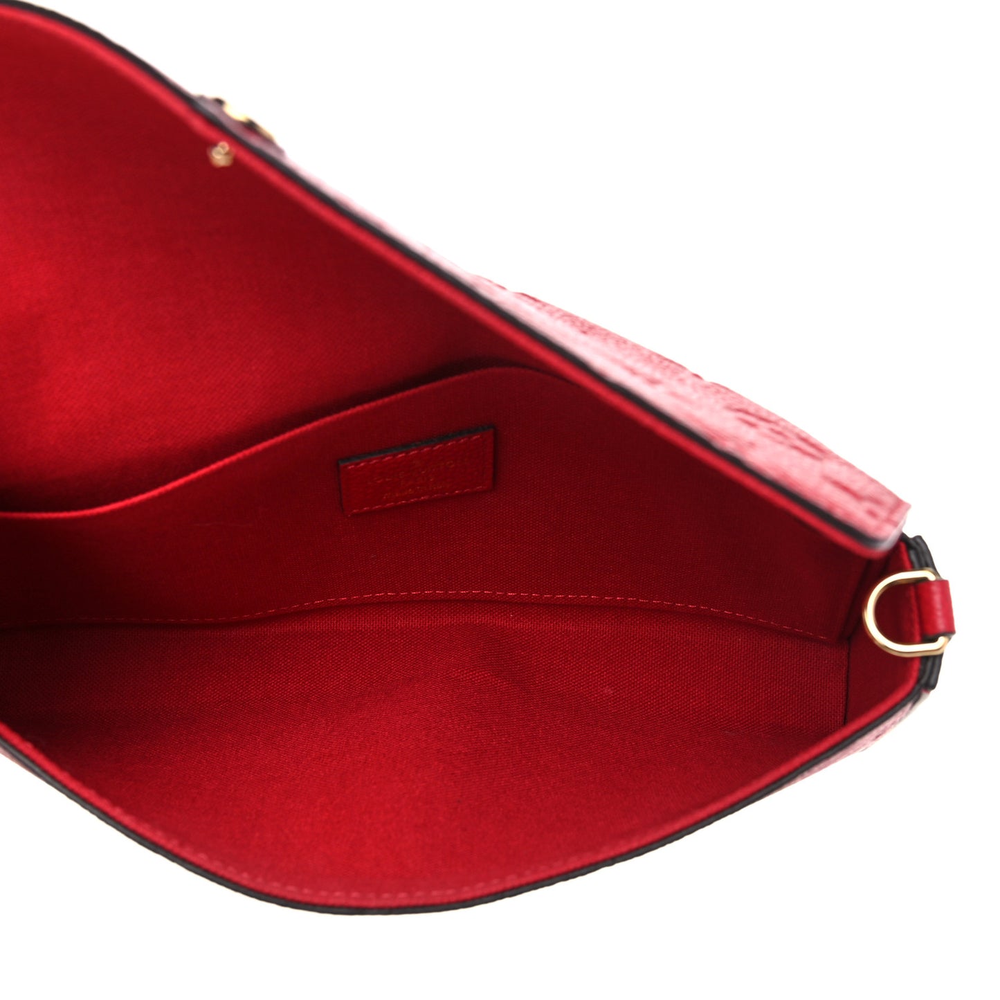 Empreinte Pochette Felicie Chain Wallet Scarlet