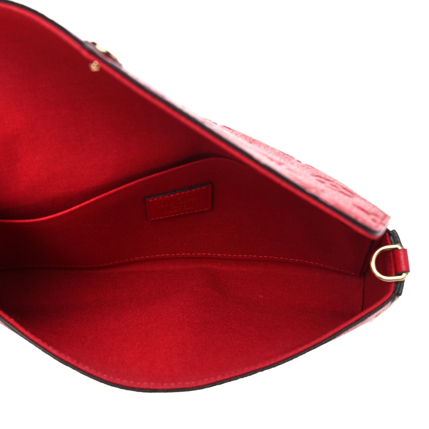 Louis Vuitton Empreinte Pochette Felicie Chain Wallet Scarlet 6 of 11