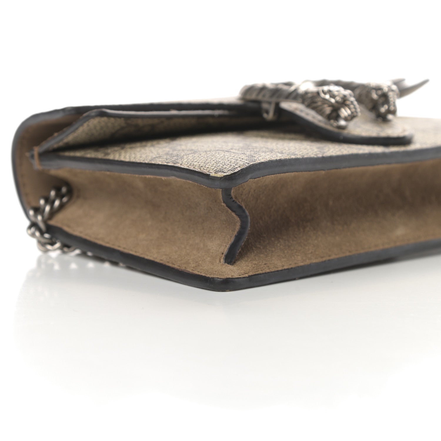 Gucci GG Supreme Monogram Super Mini Dionysus Shoulder Bag Taupe 8 of 11