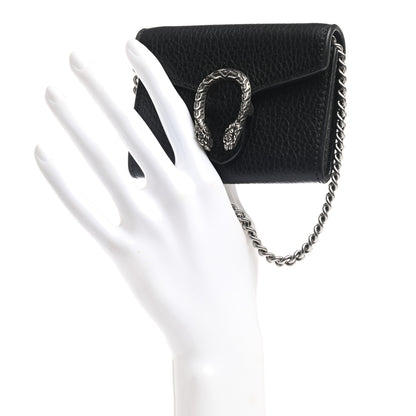 Gucci Calfskin Dionysus Coin Purse Black 2 of 7