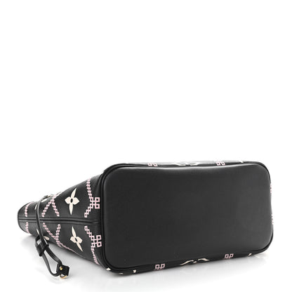 Louis Vuitton Empreinte Monogram Giant Broderies Neverfull MM Black 5 of 11