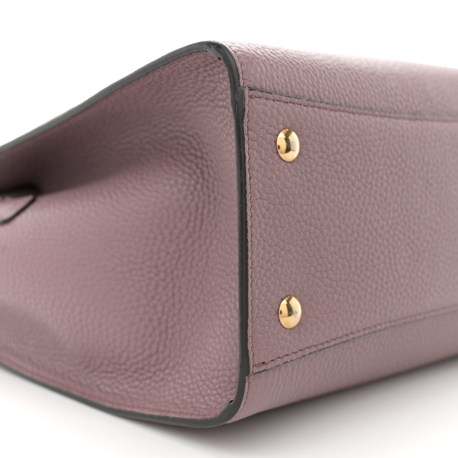 Salvatore Ferragamo Grained Calfskin Double Handle Small Amy Tote Cinder Rose 9 of 16